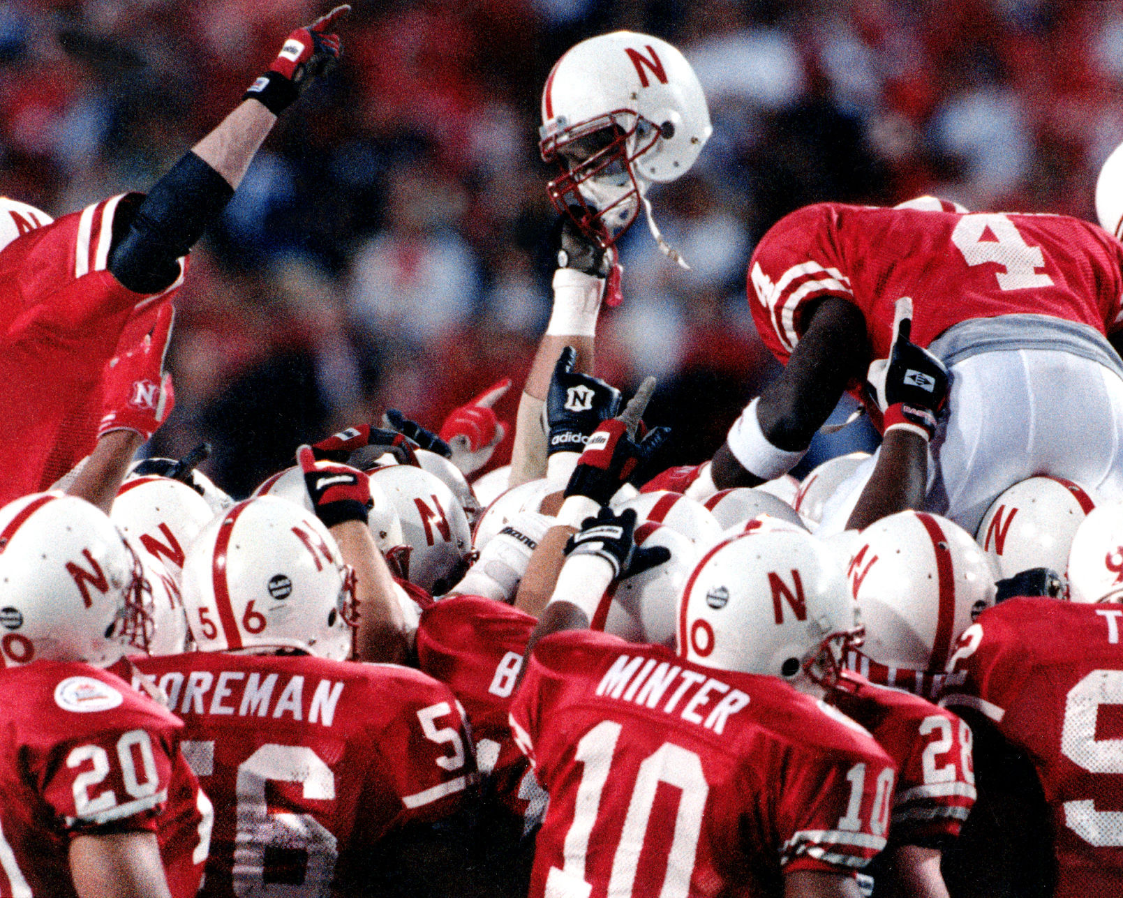 Pregame huddle
